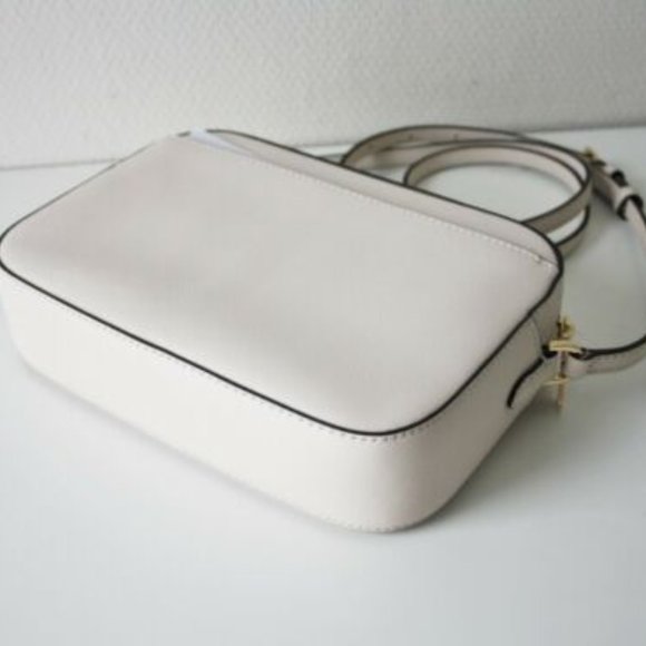 NWT Michael Kors Leather Crossbody Shoulder Bag Pale Blush Cream Chalk MINT - Picture 8 of 11